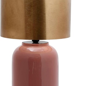 Tischleuchte KAYOOM Art Lampen Gr. Ø 31 cm Höhe: 57,5 cm, pink Designlampe Tischlampen harmonisch, extravagant, luxuriös