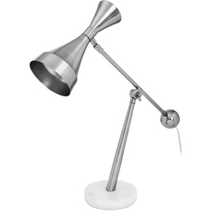 Tischleuchte KAYOOM Cosima Lampen Gr. Höhe: 65,00 cm, silberfarben (silber) Schreibtischlampe Schreibtischlampen harmonisch, modern, vielseitig kombinierbar
