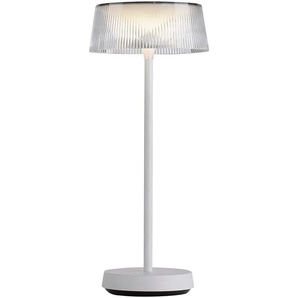 Tischleuchte LEUCHTEN DIREKT DORA Lampen Gr. 1 flammig, Ø 15,4 cm, weiß LED Tischlampen dimmbar über Touchdimmer