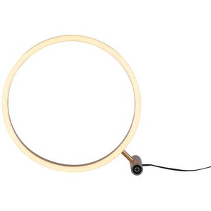 Tischleuchte LEUCHTEN DIREKT RITUS Lampen Gr. 1 flammig, Ø 2,8 cm, goldfarben (messingfarben matt) LED Tischlampen LED, dimmbar über Touchdimmer