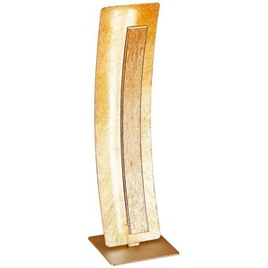 Tischleuchte PAUL NEUHAUS NEVIS Lampen Gr. Höhe: 40,5 cm, goldfarben Tischlampen LED, Schalter, Schnurschalter
