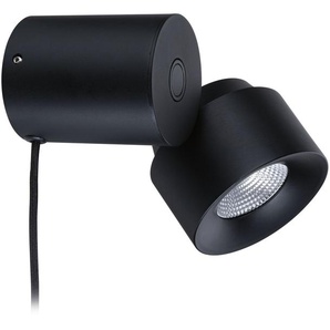 Tischleuchte PAULMANN Puric Pane Lampen Gr. 1 flammig, Höhe: 6,5 cm, schwarz LED Tischlampen 3-Step dimmbar