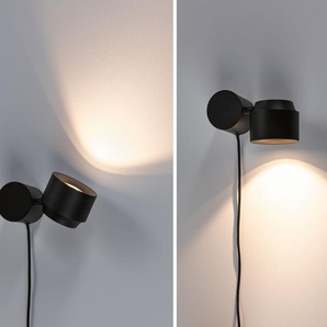 Tischleuchte PAULMANN Puric Pane Lampen Gr. 1 flammig, Höhe: 6,5 cm, schwarz LED Tischlampen LED, dimmbar, SchwarzGrau, Metall