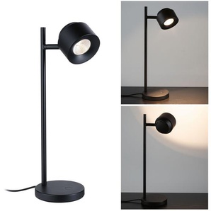Tischleuchte PAULMANN Puric Pane Lampen Gr. 1 flammig, Ø 12,0 cm Höhe: 40,0 cm, schwarz LED Tischlampen LED, dimmbar, Schwarz, Aluminium