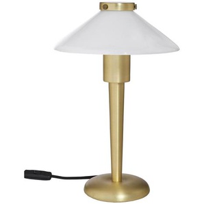 Tischleuchte PR Home August, Gold, Metall, 25x34 cm, Lampen & Leuchten, Innenbeleuchtung, Tischlampen, Tischlampen