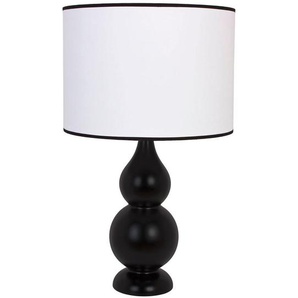 Tischleuchte, Schwarz, Holz, 60 cm, Lampen & Leuchten, Innenbeleuchtung, Tischlampen, Tischlampen