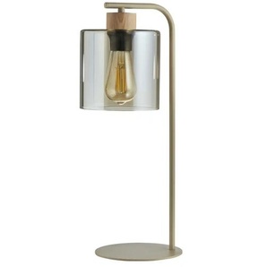 Tischleuchte Sierra Cognac - beige - Materialmix - 150 cm - 30.0 | Möbel Kraft