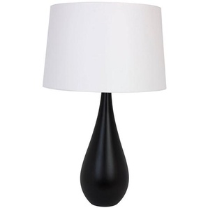 Tischleuchte Vase, Schwarz, Holz, 64 cm, Lampen & Leuchten, Innenbeleuchtung, Tischlampen, Tischlampen