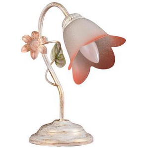 Xxxl Tischleuchte Ivory, Weiß, Metall, Glas, 15x31x23 cm, Lampen & Leuchten, Innenbeleuchtung, Tischlampen, Tischlampen