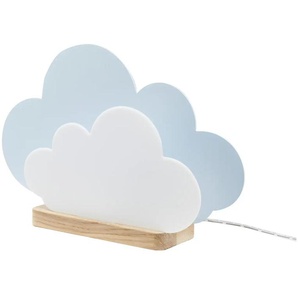 Tischleuchte Wölkchen blau/weiß - blau - Materialmix | Möbel Kraft