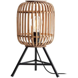 Tischleuchte Woodrow 30 x 41 x 30cm Braun Material: Holzwerkstoff, Metall Metallart: Eisen Oberfläche Holz: Naturbelassen Oberfläche Metall: