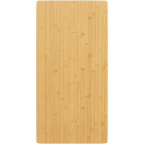 Tischplatte 40x80x2,5 cm Bambus