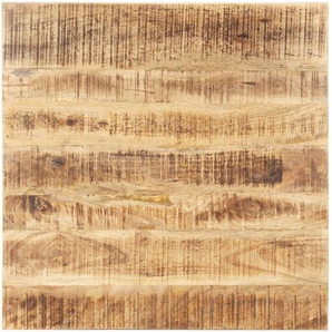 Tischplatte Massivholz Mango 25-27 mm 70x70 cm