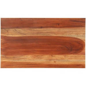 Tischplatte Massivholz Palisander 25-27 mm 60×100 cm