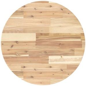 Tischplatte Rund Ø60x2 cm Massivholz Akazie Vidaxl