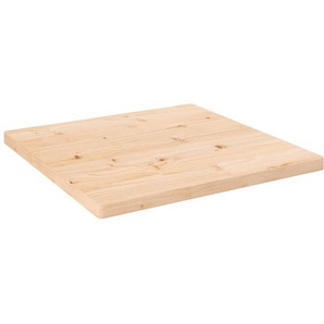 Tischplatte,Schreibtischplatte 60x60x2,5 cm Massivholz Kiefer Quadratisch Vidaxl