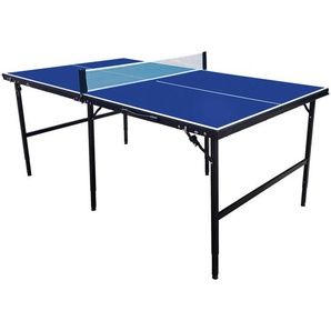Tischtennistisch, Blau, Holz, Metall, 102x65x180 cm, Freizeit, Sport & Fitness, Spieltische