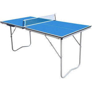 Tischtennistisch, Blau, Holz, Metall, 67x69x150 cm, Freizeit, Sport & Fitness, Spieltische