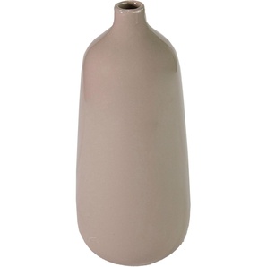 Tischvase ANDAS Flaschen-Vase Kila, matt Vasen Gr. H: 23,30 cm Ø 10,00 cm, beige Blumenvasen aus Porzellan, Höhe 23,3 cm