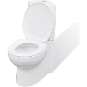 Vidaxl - Toilette für Ecke Keramik Weiß 212327