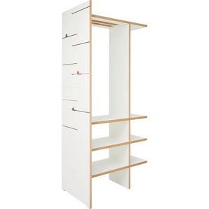 Tojo Garderobe angeber 500 + 800, kann frei oder an der Wand stehen, Breite/Höhe: 50/180 cm