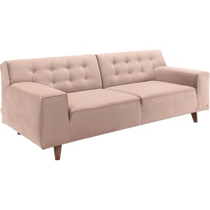 TOM TAILOR HOME 2,5-Sitzer NORDIC CHIC, im Retrolook, Füße nussbaumfarben