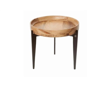 Tom Tailor Beistelltisch ¦ holzfarben ¦ Maße (cm): H: 42 Ø: 46