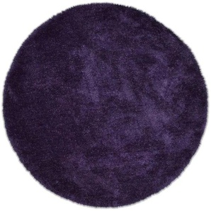 Tom Tailor Hochflorteppich - lila/violett - Synthetische Fasern - 140 cm - 2,5 cm | Möbel Kraft