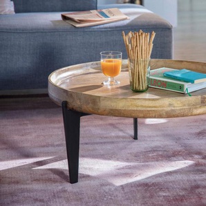 TOM TAILOR HOME Couchtisch T-TRAY TABLE LARGE, mit Tablett, rund, ø 75 cm