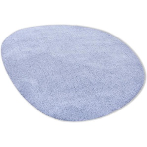 TOM TAILOR HOME Hochflor-Teppich Shaggy Teppich Cozy, oval, Höhe: 25 mm, Uni Farben, auch in Pastell Farben, weich & kuschelig
