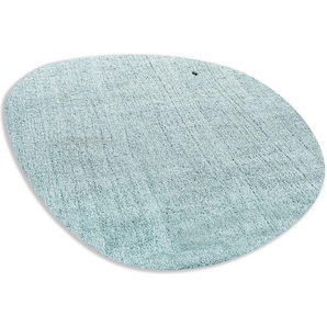 TOM TAILOR HOME Hochflor-Teppich Shaggy Teppich Cozy, oval, Höhe: 25 mm, Uni Farben, auch in Pastell Farben, weich & kuschelig