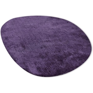 TOM TAILOR HOME Hochflor-Teppich Shaggy Teppich Cozy, oval, Höhe: 25 mm, Uni Farben, auch in Pastell Farben, weich & kuschelig