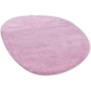 TOM TAILOR HOME Hochflor-Teppich Shaggy Teppich Cozy, oval, Höhe: 25 mm, Uni Farben, auch in Pastell Farben, weich & kuschelig