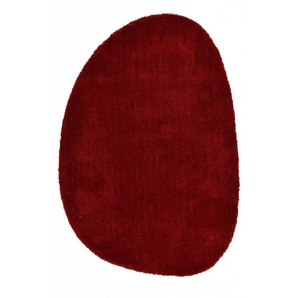 TOM TAILOR HOME Hochflor-Teppich Shaggy Teppich Cozy, oval, Höhe: 25 mm, Uni Farben, auch in Pastell Farben, weich & kuschelig