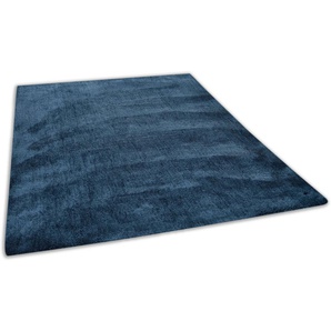 TOM TAILOR HOME Hochflor-Teppich Shaggy Teppich Cozy, rechteckig, Höhe: 25 mm, Uni Farben, auch in Pastell Farben, weich & kuschelig