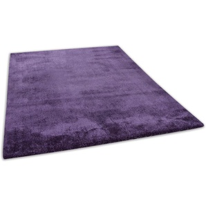 TOM TAILOR HOME Hochflor-Teppich Shaggy Teppich Cozy, rechteckig, Höhe: 25 mm, Uni Farben, auch in Pastell Farben, weich & kuschelig
