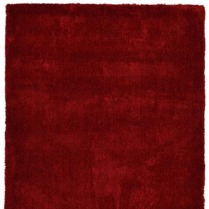 TOM TAILOR HOME Hochflor-Teppich Shaggy Teppich Cozy, rechteckig, Höhe: 25 mm, Uni Farben, auch in Pastell Farben, weich & kuschelig