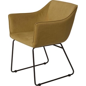 TOM TAILOR HOME Schalenstuhl »T-VELVET ARMCHAIR«, (Set), 2 St., Samtstoff STC