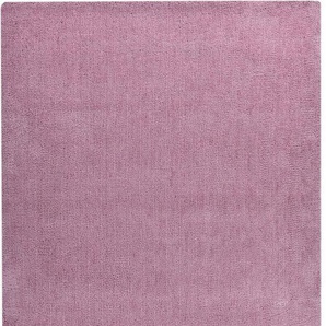 TOM TAILOR HOME Hochflor-Teppich Shaggy Teppich Cozy, rund, Höhe: 25 mm, Uni Farben, auch in Pastell Farben, weich & kuschelig