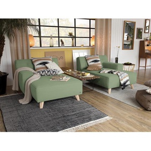 Tom Tailor Recamiere Nordic Chic Pistazie Webstoff 104x77x151 cm