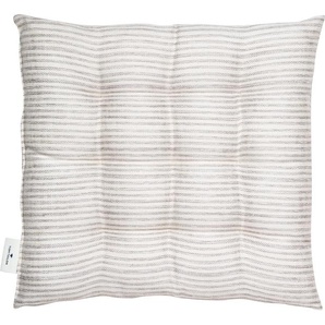 Stuhlkissen TOM TAILOR Fresh Stripe Dekokissen_Sitzkissen_Kissenhüllen Gr. B/L: 40 cm x 40 cm, 1 St., Polyester, grau (grau, gestreift) Stuhlkissen mit modernem Nadelstreifendessin