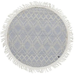Tom Tailor Teppich - blau - Wolle - 140 cm - 1 cm | Möbel Kraft