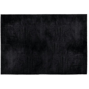 Tom Tailor Teppich - schwarz - Viskose - 85 cm - 1 cm | Möbel Kraft