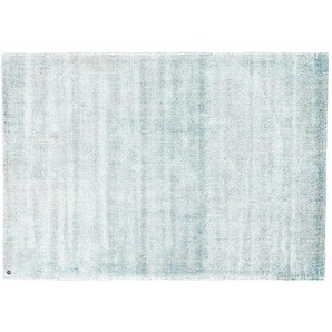 Tom Tailor Wollteppich  Groove ¦ blau ¦ Viskose ¦ Maße (cm): B: 190 H: 1,5