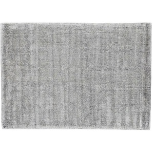 Tom Tailor Wollteppich  Groove ¦ silber ¦ Viskose ¦ Maße (cm): B: 160