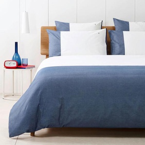 Tommy Hilfiger Bettwäsche Color Block, Blau, Textil, 200x200 cm, Schlaftextilien, Bettwäsche, Bettwäsche, Sonstige Materialien