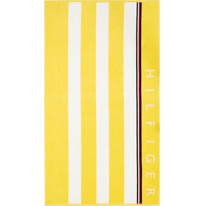 Tommy Hilfiger BICOLORE STRIPES Strandtuch - yellow - 90x160 cm