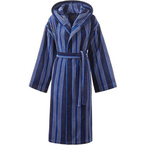 Tommy Hilfiger DENIM WEAR STRIPES Bademantel mit Kapuze - blue - S