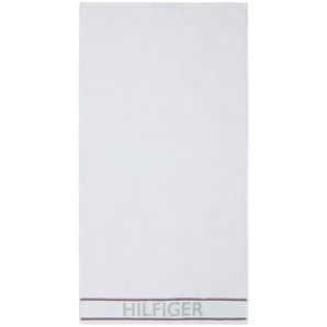 Tommy Hilfiger Duschtuch Degree, Weiß, Textil, 70x130 cm, Badtextilien, Bade- & Duschhandtücher