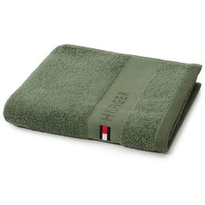 Tommy Hilfiger Gästetuch Plain, Olivgrün, Textil, 40x60 cm, Badtextilien, Gästehandtücher